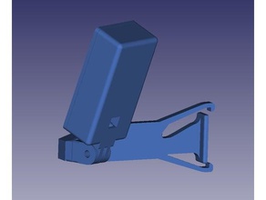 cr-10-x-Achse, pi-null w-Kamera montieren 3d Drucker Zubehör Kamera-Halterung creality cr-10 gopro mount B 3d print model - Mito3D