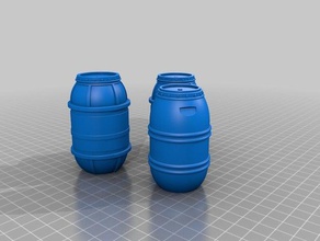 sw cargo container barrels toy & game accessories diorama starwars starwarsdiorama 3d print model - Mito3D
