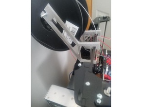reprap guru prusa spool holder 3d printer parts 3d print model - Mito3D