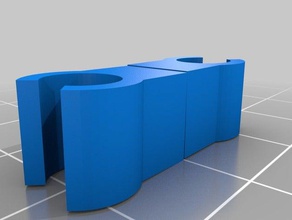 flsun cube dual ptfe holder guide 3d printing tube mount 3d print model - Mito3D