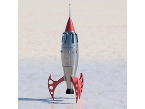 rolvaag pulpa de sci-fi la nave espacial vehículos modelo 3d print model - Mito3D