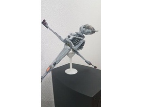 suporte de exposição lego b-asa brinquedos construção 3d print model - Mito3D