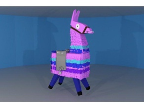 Lama-fortnite scans & Replikate Tiere blender Schreibtisch fortnite Spaß llama Replikat - Spielzeug 3d print model - Mito3D