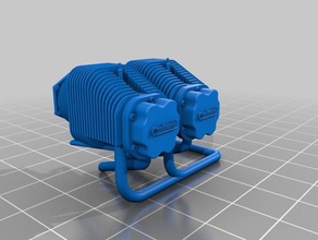 piper j-3 cub basit kukla motor r c araçlar flite test flitetest ft rc uçak parçaları motoru 3d print model - Mito3D