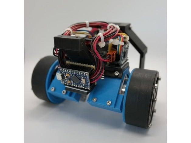 iki-ters sarkaç robot getirdi Robotik ters kendini dengeleme 3D print model - Mito3D