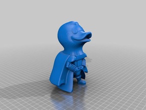 duck vader darth sculptures 3d print model - Mito3D