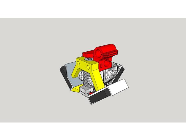 xtlw2 cl260 ultimaker 2 clone de pórtico 6mm suave hastes Impressora 3d peças 3D print model - Mito3D