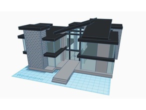 casa moderna La stampa 3d 3d print model - Mito3D