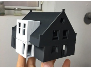 mein Haus, dein Haus Gebäude & Strukturen Architektur der Miniatur 3d print model - Mito3D