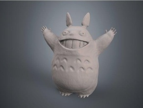 totoro yaratıklar fanart heykelcik komşum studio ghibli oyuncak 3d print model - Mito3D