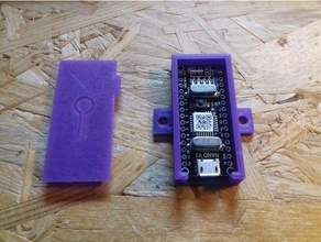 o arduino nano v3 caso conector micro usb botão de reset diy 3d print model - Mito3D