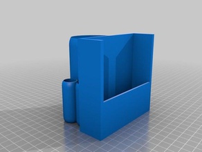 lapicero con porta tacos de 9cm x office 3d print model - Mito3D