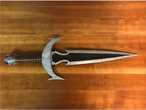 mehrunes' razor props dagger elder scrolls skyrim 3d print model - Mito3D