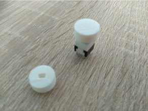 6 broches commutateur de bouton la pac l'électronique arduino le couvercle interrupteur d'alimentation bouton-poussoir 3d print model - Mito3D