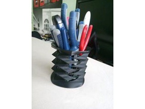 strumenti pentola matita forniture di famiglia crayon outils titolare pot pastello stylos supporto 3d print model - Mito3D