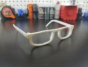 glasses frame replacement 3d print model - Mito3D