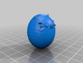 pusheen le chat art 3d print model - Mito3D
