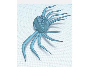 kemik balık yay kostüm alice madness döndürür delilik Neptün verir siren iskelet 3d print model - Mito3D