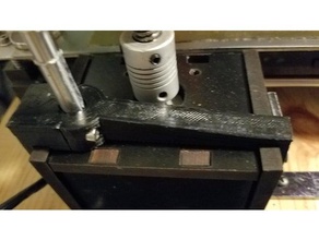 qu-bd z haste inferior cinta Impressora 3d de peças qubd rod 3d print model - Mito3D