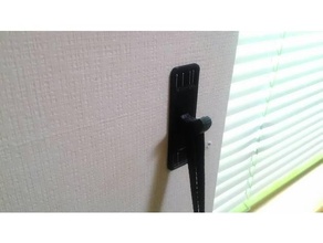gancho de la pared del apartamento partes kabebijin panel malla grapadora cable red 3d print model - Mito3D