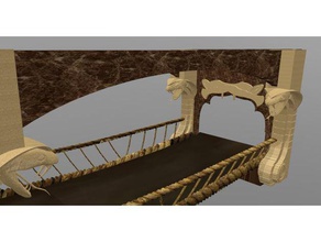 temple forbidden eye bridge models disneyland dungeon indiana jones just fun model warhammer 3d print model - Mito3D