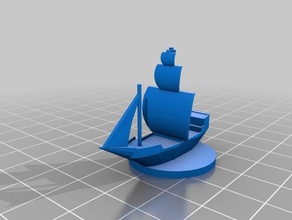 navire standee jeux 3d print model - Mito3D
