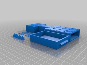 jeu royal d'ur v 10 L'impression 3d de plateau imprimer jouer 3d print model - Mito3D