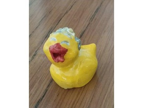 crazyduck Spielzeug & Spiele Gummi ducky 3d print model - Mito3D