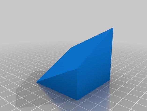 halv firkant matemática 3D print model - Mito3D