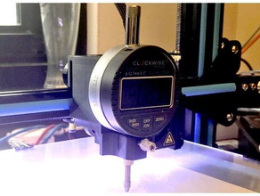 cr-10 Messuhr-Halter 3d Drucker Zubehör creality cr 10 mit der Messuhr 3d print model - Mito3D