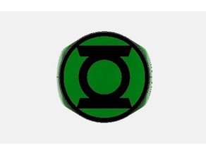 lanterna verde do anel adereços 3d print model - Mito3D