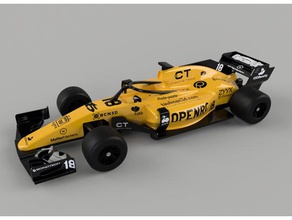 openrc f1 2018 updates r c Fahrzeuge formula1 Formel-1-Rennwagen Formel 1 race car rc-car - 3d print model - Mito3D