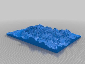 white mountains von vermont 3d-drucken 3d print model - Mito3D