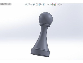pawn games 3d print model - Mito3D
