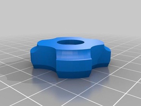 rosca pomo de estrella máquina herramientas 3d print model - Mito3D