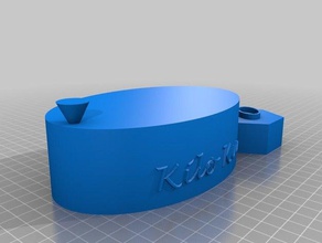 kilo ku - kül tablası organizasyon küllük duman tepsi 3d print model - Mito3D