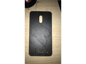 nokia 6 lion case 3d print model - Mito3D
