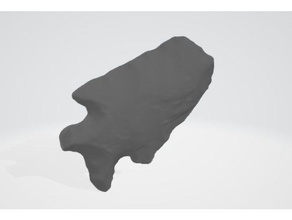elko projectile point archaeology 3d print model - Mito3D