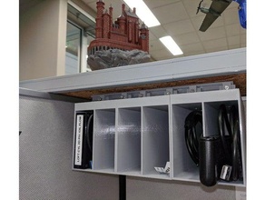 cubículo de oficina perchas la 3d print model - Mito3D