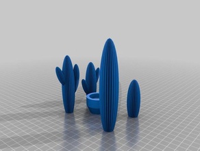 seguaro cactos decoração cactus 3d print model - Mito3D