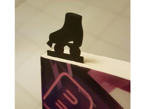 patinar marcador de la oficina los marcadores libros hockey rodillo el roller derby patín ruedas 3d print model - Mito3D