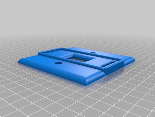 philips hue-Schalter uk light switch cover 2part Dekor 3D print model - Mito3D