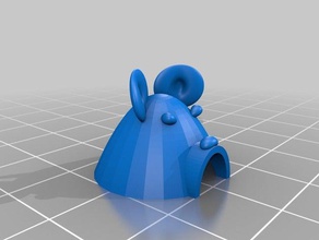 ratón de la cabaña La impresión en 3d 3d print model - Mito3D