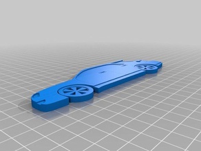 Sonraki subaru ımpreza wagon keytag Anahtarlık araba 3d print model - Mito3D