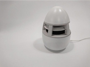 beo egg 3d printer parts bo create dtu mekatronik speaker 3d print model - Mito3D