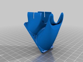 double fan duct 3d printer parts 3d print model - Mito3D