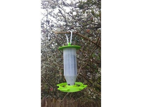 wild finch bird feeder outdoor & garden animal 3d print model - Mito3D