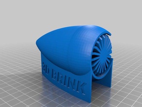 spinning turbine gadgets 3d print model - Mito3D