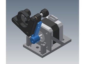 motorizzato di ribaltamento specchio monte ingegneria flipping l'ottica motore passo-passo thorlabs 3d print model - Mito3D