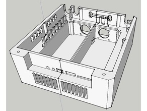 jaw segmented duet wifi enclosure 3d printer parts electronics 3d print model - Mito3D
